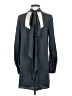 Milly Solid Gray Casual Dress Size 4 - photo 2