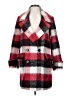 oasis Plaid Red Coat Size S - photo 1