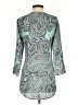 The Limited Outlet 100% Polyester Paisley Teal 3/4 Sleeve Blouse Size XS - photo 2