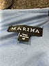 Marina Solid Blue Cocktail Dress Size 16 - photo 7