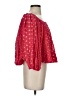 kopal 100% Cotton Stars Red 3/4 Sleeve Blouse Size S - photo 4