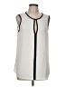 Vince Camuto 100% Polyester Ivory Sleeveless Blouse Size M - photo 1