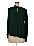 Ann Taylor LOFT 100% Polyester Green Long Sleeve Blouse Size M - photo 1