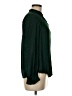 Ann Taylor LOFT 100% Polyester Green Long Sleeve Blouse Size M - photo 4