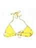 Unbranded Print Yellow Swimsuit Top Size M - photo 2