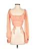 Hello Molly Orange 3/4 Sleeve Blouse Size 2 - photo 1