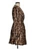 Unbranded 100% Polyester Paisley Brown Cocktail Dress Size M - photo 4