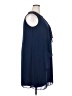 SLNY 100% Polyester Solid Blue Cocktail Dress Size 18w - photo 4