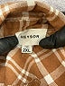 Heyson 100% Cotton Checkered-gingham Brown Long Sleeve Polo Size 2X - photo 7
