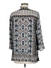 Hale Bob Silver 3/4 Sleeve Blouse Size M - photo 2