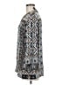 Hale Bob Silver 3/4 Sleeve Blouse Size M - photo 5