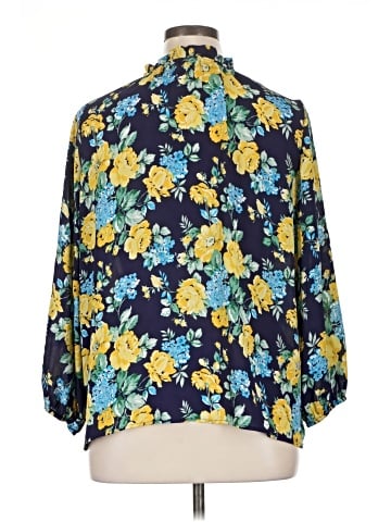 Counterparts 3/4 Sleeve Blouse (view 2)