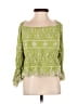 Shein Green 3/4 Sleeve Blouse Size S - photo 1