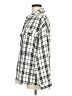Kori America 100% Polyester Checkered-gingham White Jacket Size M - photo 5