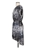 Express 100% Polyester Print Gray Casual Dress Size XS - photo 5