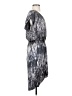 Express 100% Polyester Print Gray Casual Dress Size XS - photo 4