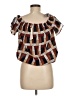 Blush 100% Cotton Brown Sleeveless Blouse Size M - photo 2