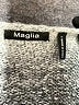 Maglia 100% Acrylic Chevron-herringbone Gray Poncho Size L - photo 7