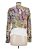 Assorted Brands 100% Polyester Print Yellow Blazer Size M - photo 2