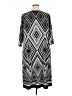 Catherines Graphic Gray Casual Dress Size 1X - photo 2