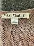 Say What? 100% Acrylic Brown Cardigan Size S - photo 7
