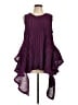 Romance Was Born 100% Polyester Purple Sleeveless Top Size L - photo 1