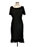 Dana Buchman 100% Polyester Solid Black Cocktail Dress Size 12 - photo 1