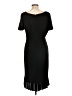 Dana Buchman 100% Polyester Solid Black Cocktail Dress Size 12 - photo 2