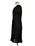 Dana Buchman 100% Polyester Solid Black Cocktail Dress Size 12 - photo 5
