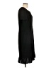 Dana Buchman 100% Polyester Solid Black Cocktail Dress Size 12 - photo 4