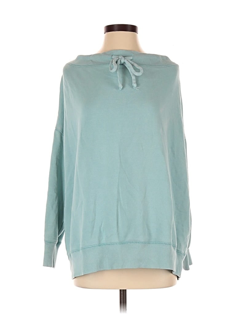 Pre-owned Aerie Sweatshirt In Teal