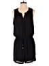 DR2 100% Polyester Solid Black Romper Size M - photo 1