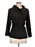 Theory Black Wool Coat Size L - photo 1