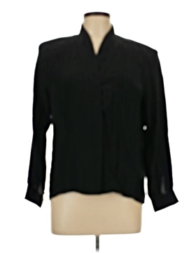 Sk & Company Long Sleeve Silk Top