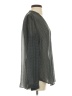 Banana Republic 100% Polyester Gray Long Sleeve Blouse Size S - photo 4
