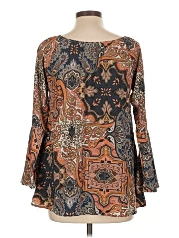 J&M Clothing 3/4 Sleeve Blouse (view 2)