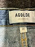 AGOLDE 100% Cotton Blue Denim Shorts Size 27 waist - photo 3