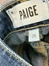 Paige 100% Cotton Blue Denim Shorts Size 26 waist - photo 4