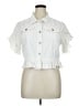 Unbranded 100% Cotton White Short Sleeve Blouse Size XL - photo 1