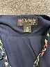 Miami 100% Polyester Tropical Black Casual Dress Size 8 - photo 7