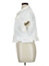 Unbranded 100% Cotton White Short Sleeve Blouse Size XL - photo 5