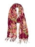 Unbranded Floral Burgundy Pink Scarf One size - photo 1