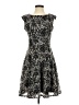 Lyaner 100% Polyester Paisley Black Cocktail Dress Size 4 - photo 1