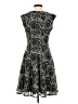 Lyaner 100% Polyester Paisley Black Cocktail Dress Size 4 - photo 2
