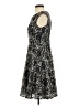 Lyaner 100% Polyester Paisley Black Cocktail Dress Size 4 - photo 5