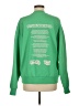PANGAIA 100% Cotton Green Sweatshirt Size M - photo 2