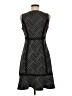 Tabitha Chevron-herringbone Black Cocktail Dress Size 6 - photo 2