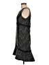 Tabitha Chevron-herringbone Black Cocktail Dress Size 6 - photo 5