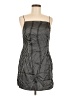 Missguided Stripes Black Casual Dress Size 8 - photo 1