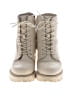 Sam Edelman Ivory Ankle Boots Size 6 1/2 - photo 2